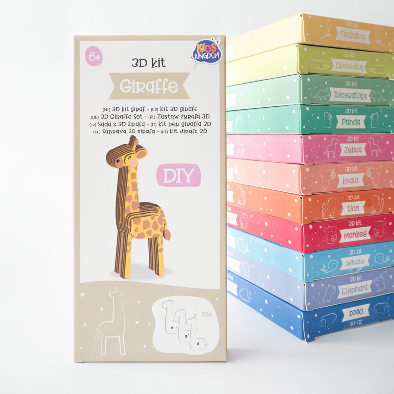 3D DIY-dierenmodellen