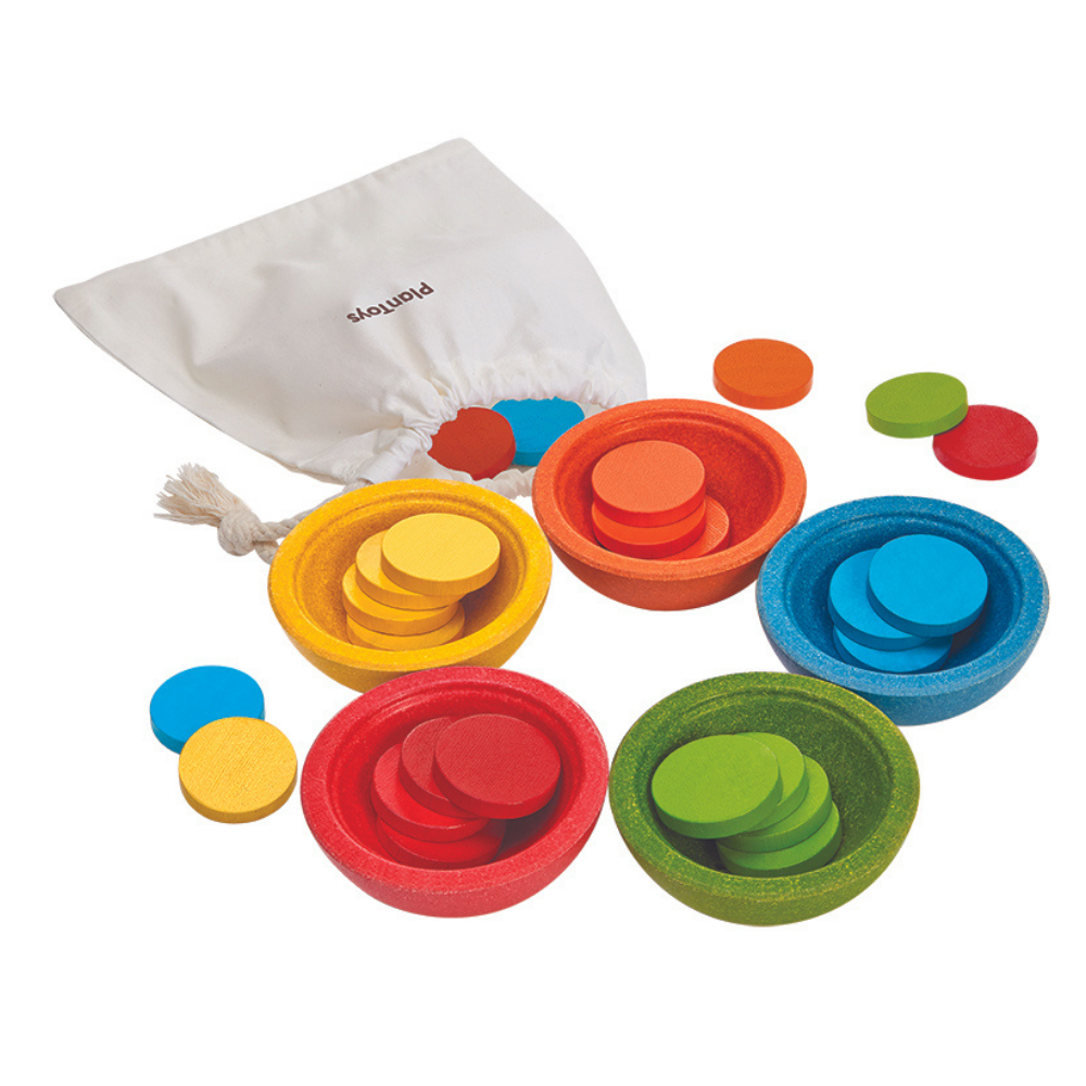 Plan Toys sorteer en tel cups