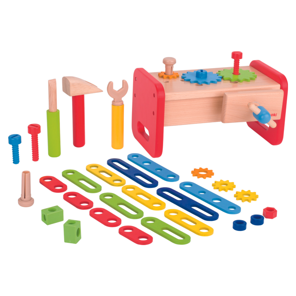 Werkbank met gereedschapskist 36 dlg.