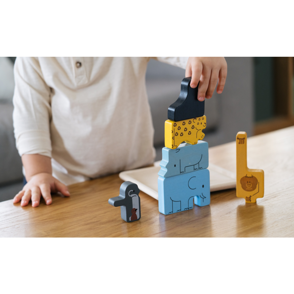 Plan Toys wilde dieren puzzel