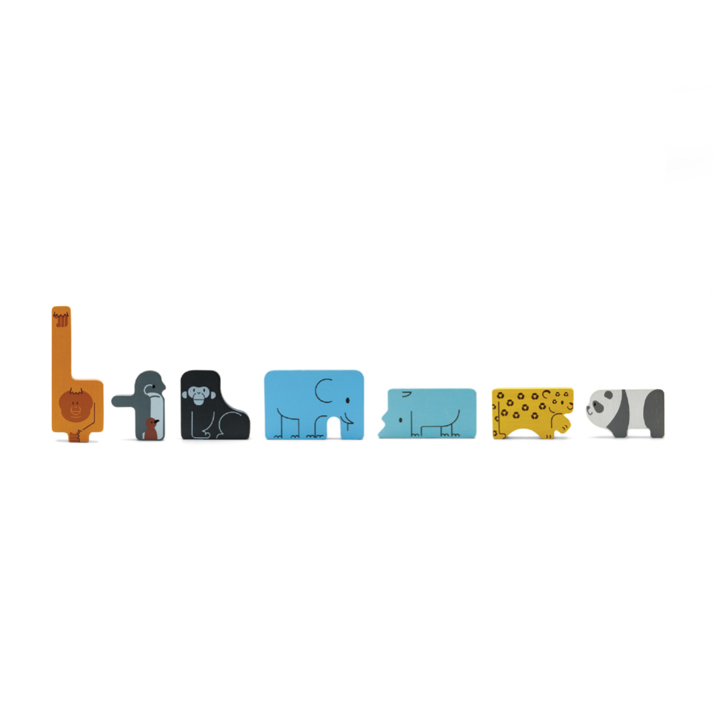 Plan Toys wilde dieren puzzel