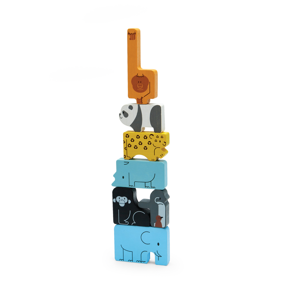 Plan Toys wilde dieren puzzel