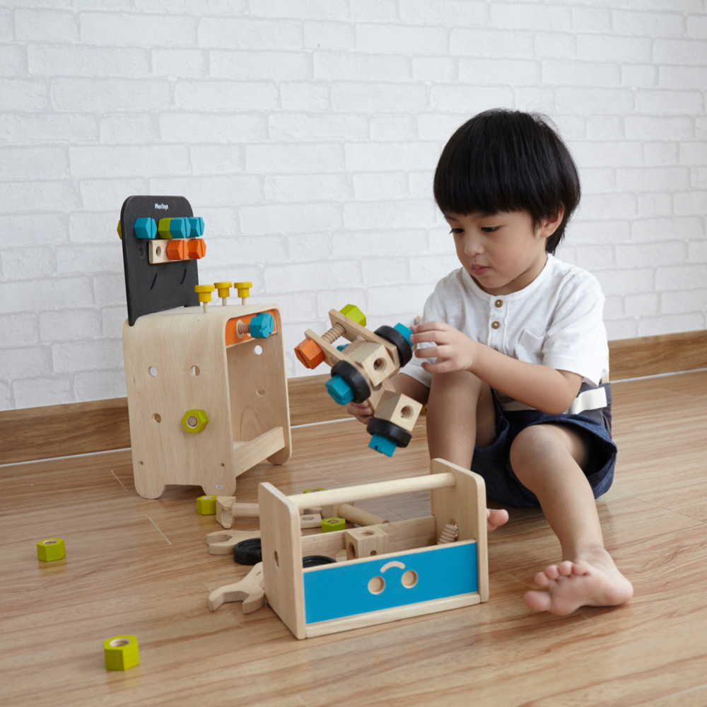 Plantoys Houten Constructie Set (40-delig)