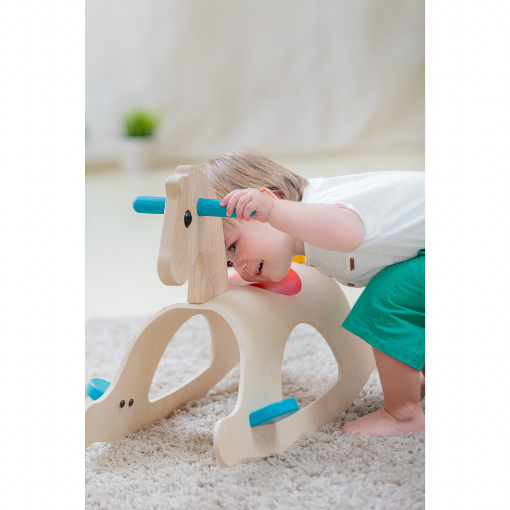 Plan Toys palomino hobbelpaard