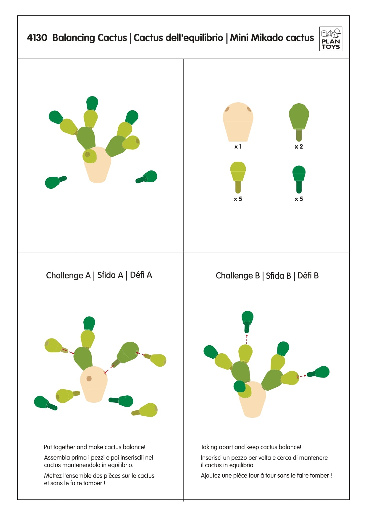 PlanMini balancing cactus