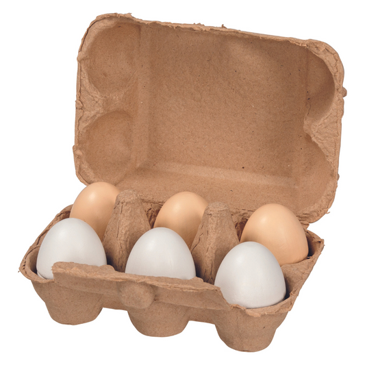 Eierdoos met 6 eieren om te snijden