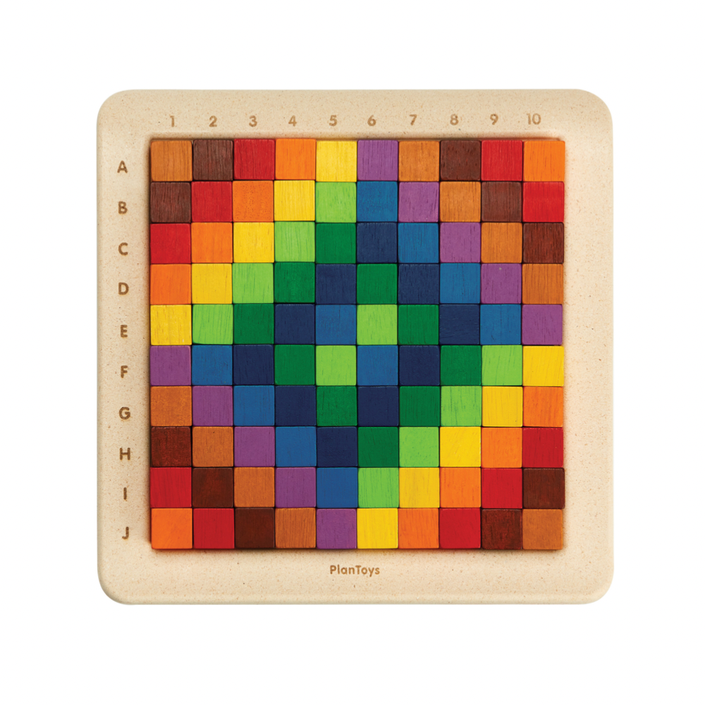 Blokkenpuzzel tellen en sorteren - 100st